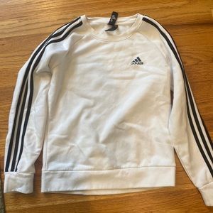 Adidas white sweatshirt